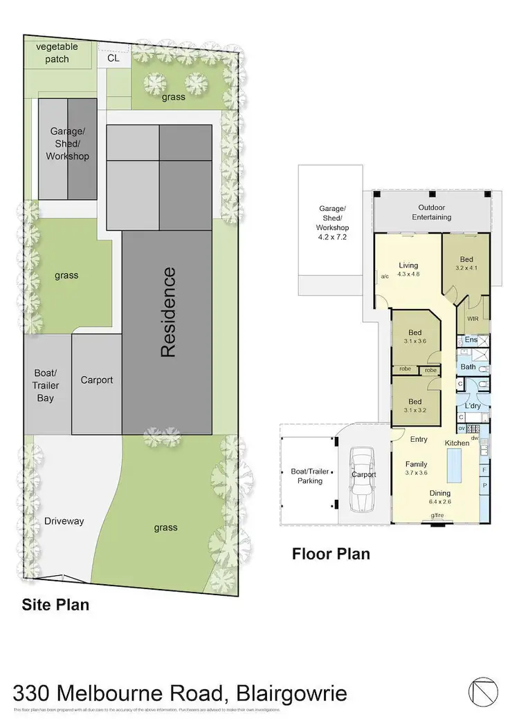 Floorplan of Homely house listing, 330 Melbourne Road, Blairgowrie VIC 3942