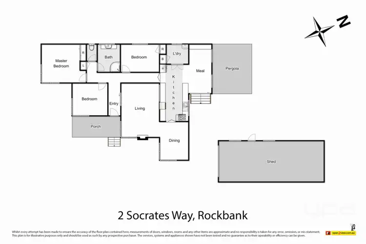 Floorplan of Homely house listing, 2 Socrates Way, Rockbank VIC 3335