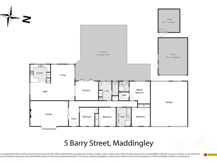 Floorplan of Homely house listing, 5 Barry Street, Maddingley VIC 3340