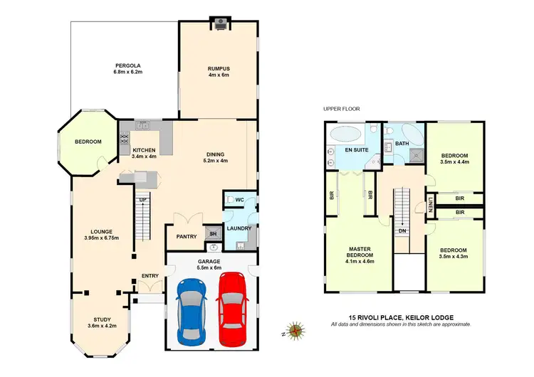 Floorplan of Homely house listing, 15 Rivoli Place, Keilor Lodge VIC 3038