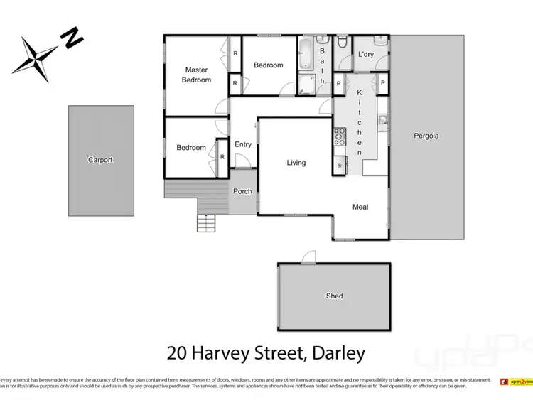 Floorplan of Homely house listing, 20 Harvey Street, Darley VIC 3340