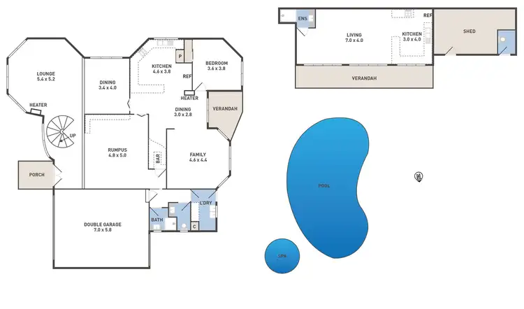 Floorplan of Homely house listing, 187 Copernicus Way, Keilor Downs VIC 3038