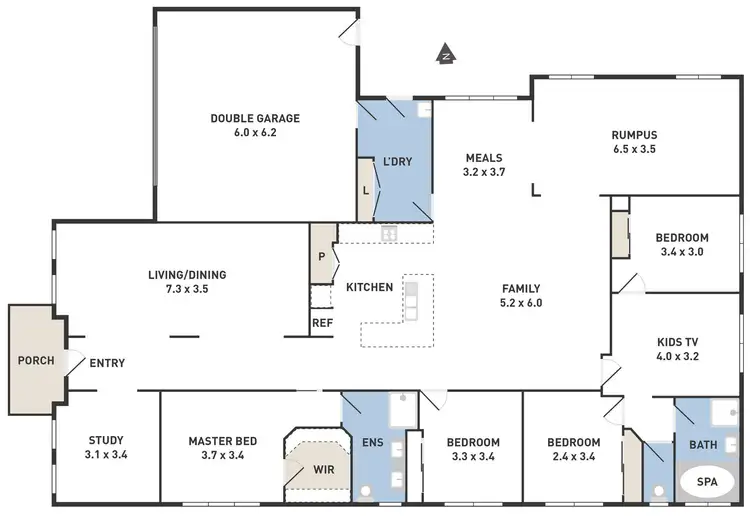 Floorplan of Homely house listing, 7 Loxton Street, Tarneit VIC 3029