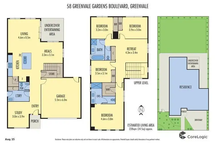 Floorplan of Homely house listing, 58 Greenvale Gardens Boulevard, Greenvale VIC 3059