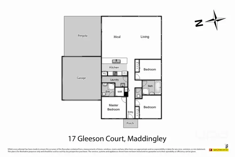 Floorplan of Homely house listing, 17 Gleeson Court, Maddingley VIC 3340