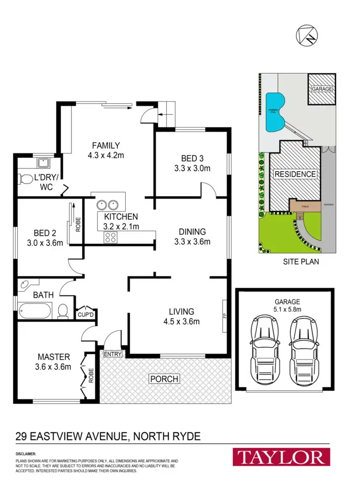 Floorplan of Homely house listing, 29 Eastview Avenue, North Ryde NSW 2113