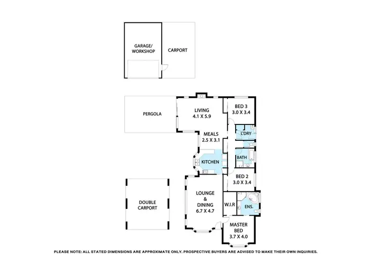 Floorplan of Homely house listing, 36 Robertson Road, Darley VIC 3340