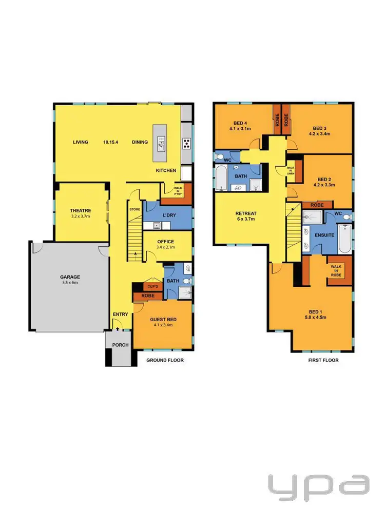 Floorplan of Homely house listing, 16 Homeland Drive, Tarneit VIC 3029