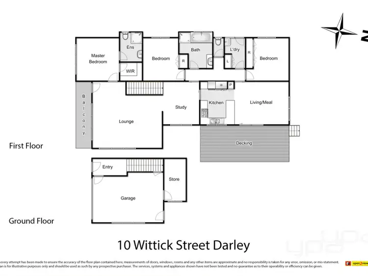 Floorplan of Homely house listing, 10 Wittick Street, Darley VIC 3340