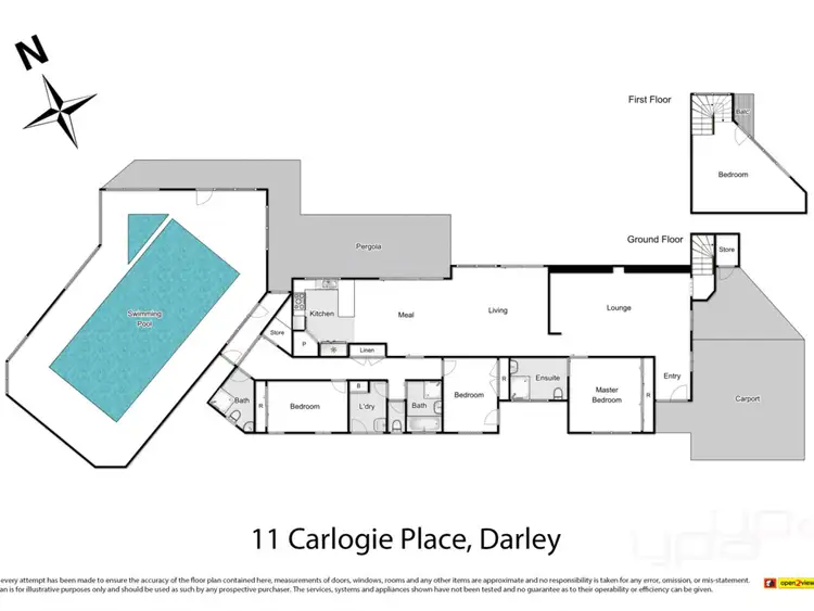 Floorplan of Homely house listing, 11 Carlogie Place, Darley VIC 3340