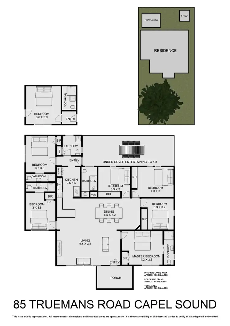 Floorplan of Homely house listing, 85 Truemans Road, Capel Sound VIC 3940