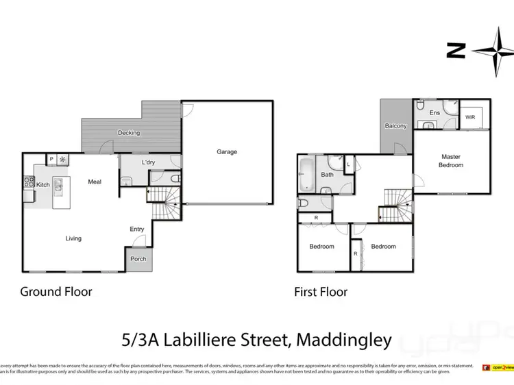 Floorplan of Homely townhouse listing, 5/3A Labilliere Street, Maddingley VIC 3340
