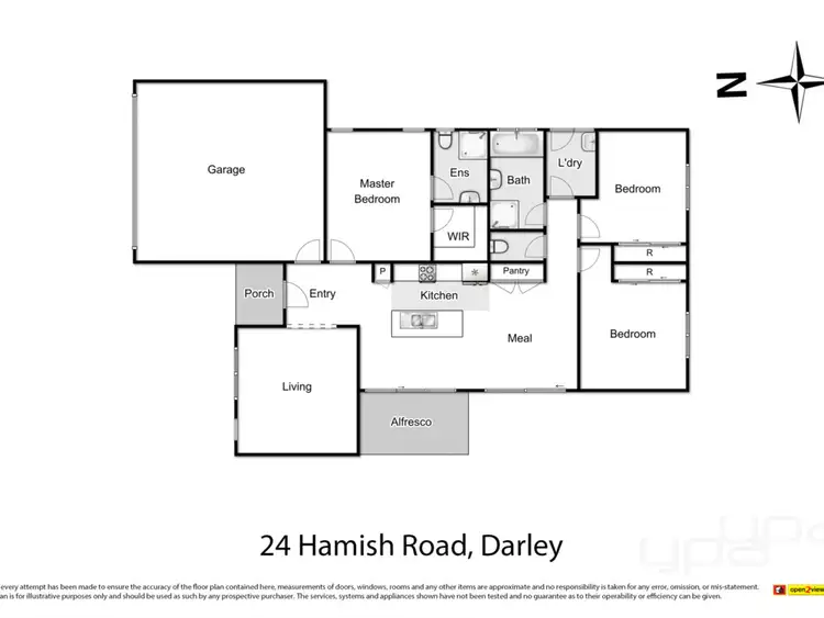 Floorplan of Homely house listing, 24 Hamish Road, Darley VIC 3340