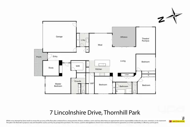 Floorplan of Homely house listing, 7 Lincolnshire Drive, Thornhill Park VIC 3335