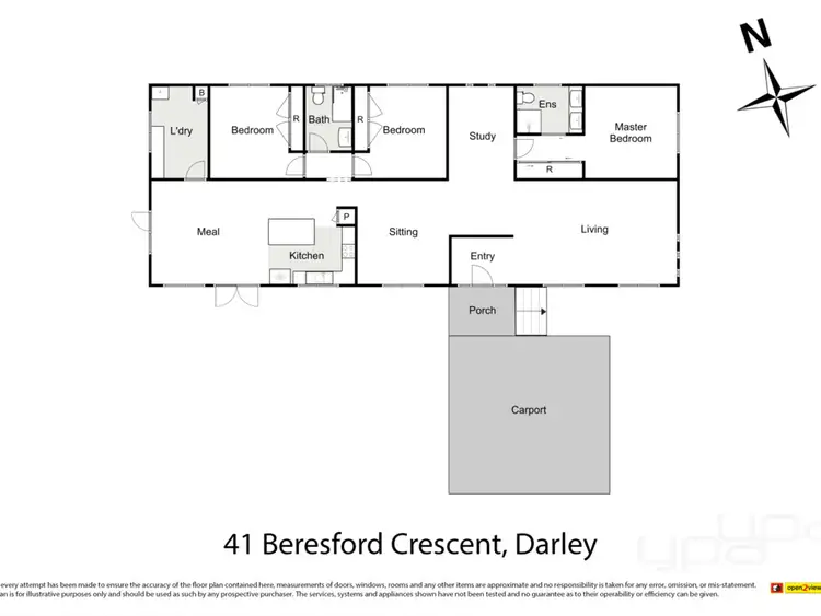 Floorplan of Homely house listing, 41 Beresford Crescent, Darley VIC 3340