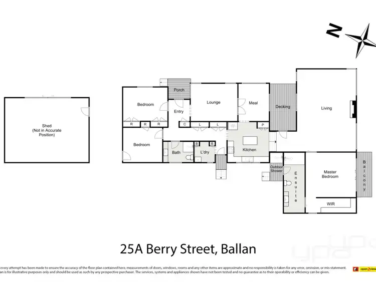 Floorplan of Homely house listing, 25A Berry Street, Ballan VIC 3342