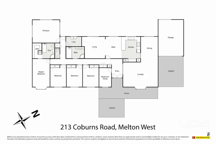 Floorplan of Homely house listing, 213 Coburns Road, Melton West VIC 3337