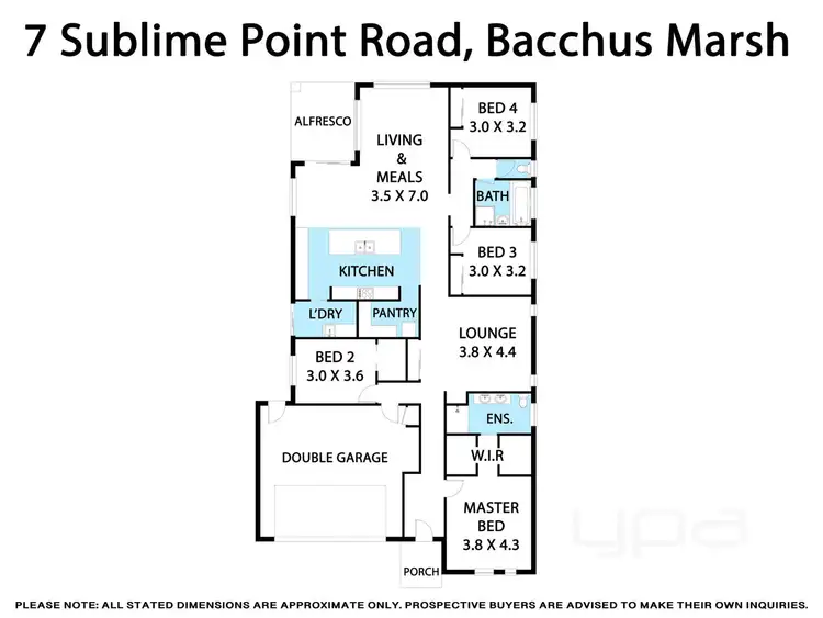 Floorplan of Homely house listing, 7 Sublime Point Road, Bacchus Marsh VIC 3340