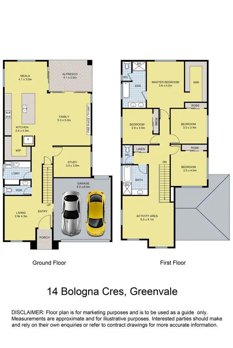Floorplan of Homely house listing, 14 Bologna Crescent, Greenvale VIC 3059