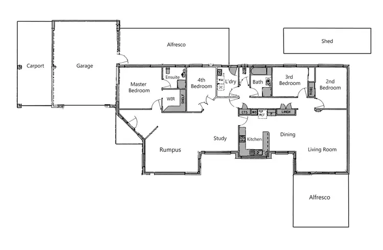 Floorplan of Homely house listing, 3 Fernyhill Court, Greenvale VIC 3059