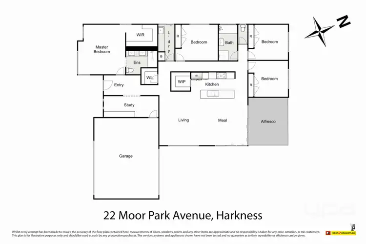 Floorplan of Homely house listing, 22 Moor Park Avenue, Harkness VIC 3337