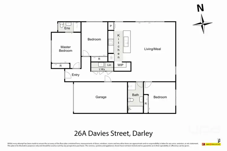 Floorplan of Homely house listing, 26A Davies Street, Darley VIC 3340