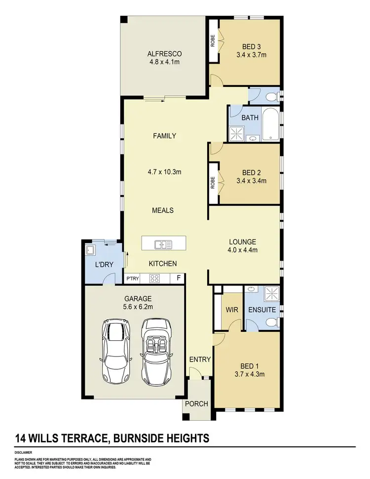 Floorplan of Homely house listing, 14 Wills Terrace, Burnside Heights VIC 3023
