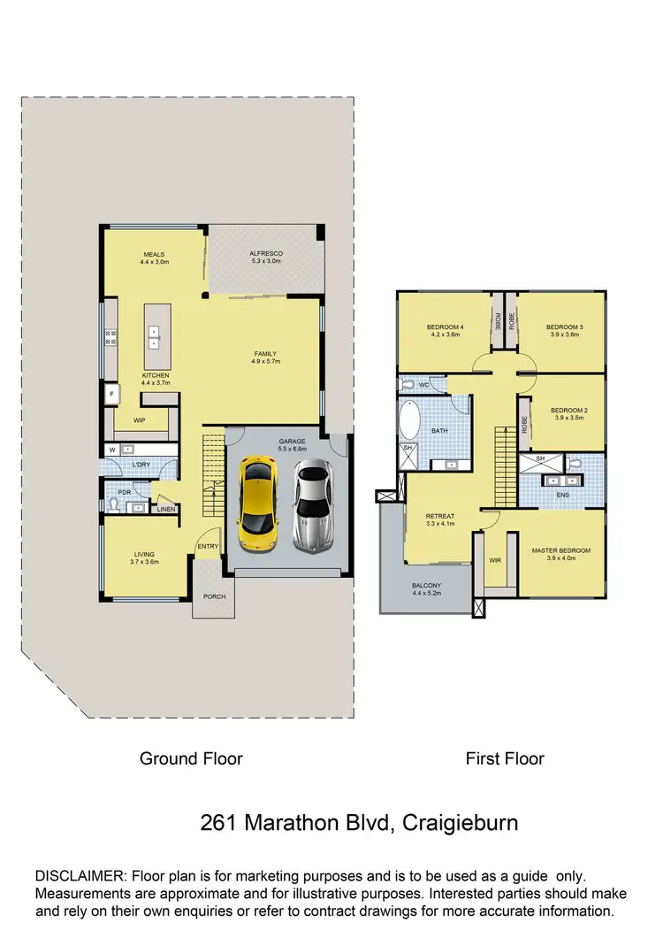 Floorplan of Homely house listing, 261 Marathon Boulevard, Craigieburn VIC 3064