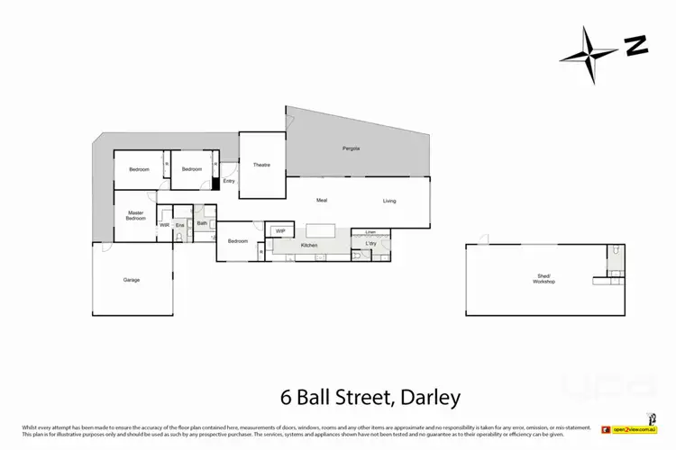 Floorplan of Homely house listing, 6 Ball Street, Darley VIC 3340