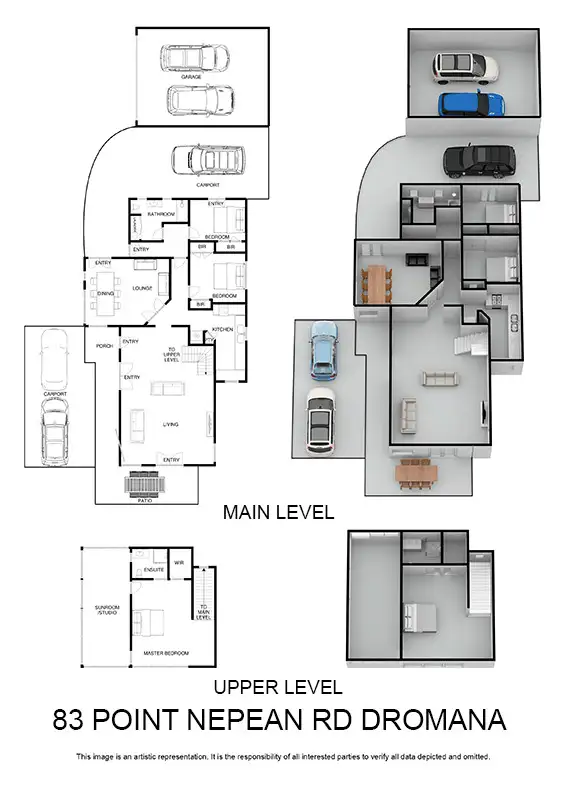 Floorplan of Homely house listing, 83 Point Nepean Road, Dromana VIC 3936