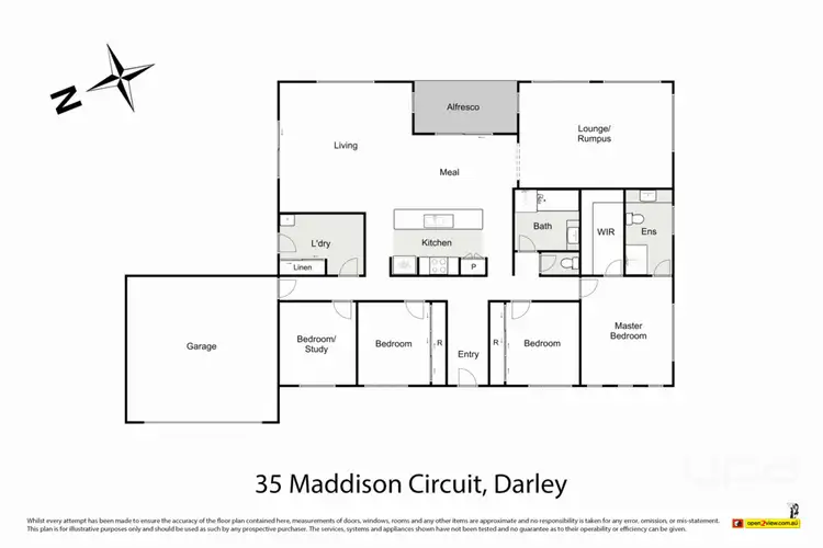 Floorplan of Homely house listing, 35 Maddison Circuit, Darley VIC 3340