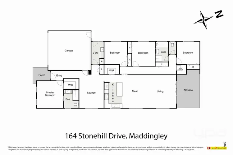 Floorplan of Homely house listing, 164 Stonehill Drive, Maddingley VIC 3340