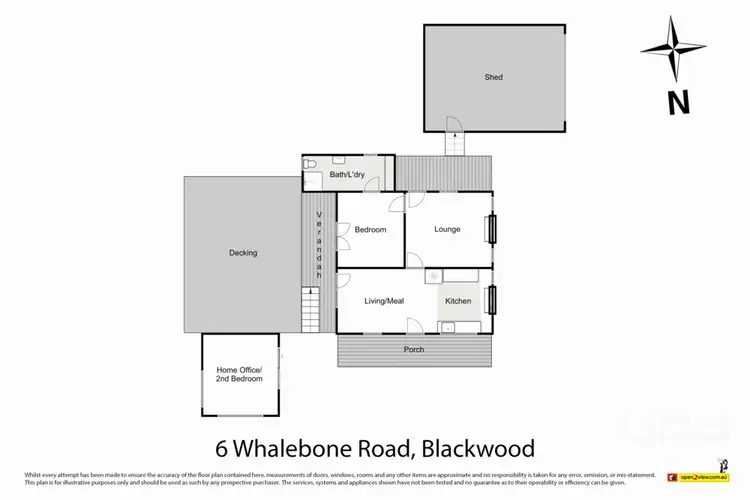 Floorplan of Homely house listing, 6 Whalebone Road, Blackwood VIC 3458