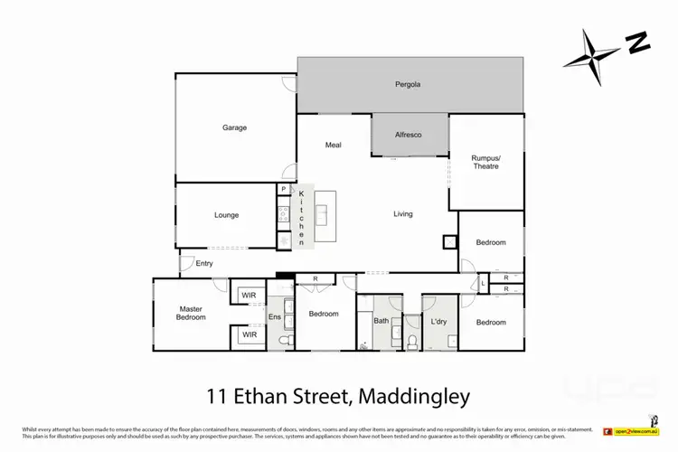 Floorplan of Homely house listing, 11 Ethan Street, Maddingley VIC 3340
