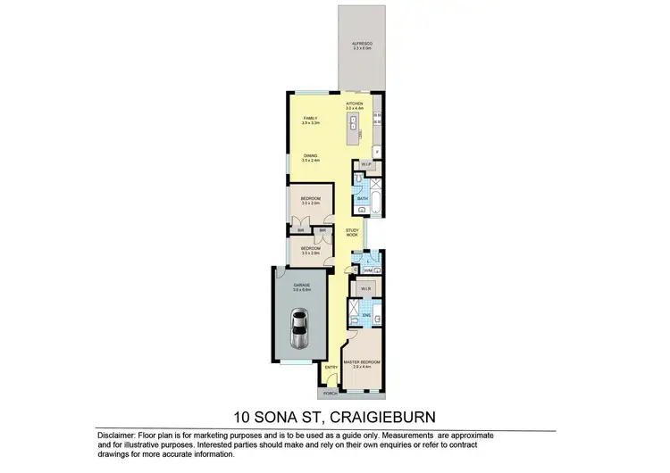 Floorplan of Homely house listing, 10 Sona Street, Craigieburn VIC 3064