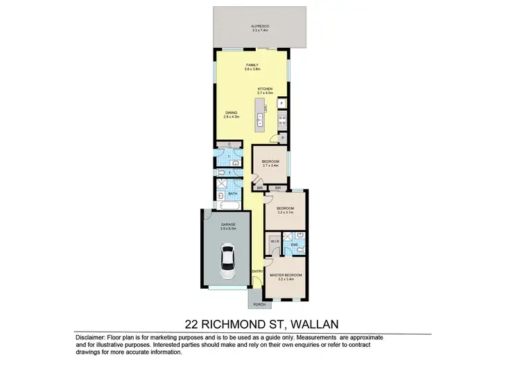 Floorplan of Homely house listing, 22 Richmond Street, Wallan VIC 3756