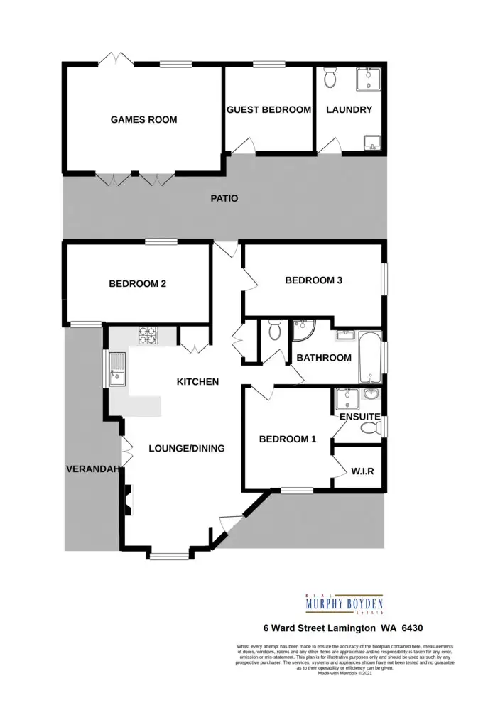 Floorplan of Homely house listing, 6 Ward Street, Lamington WA 6430