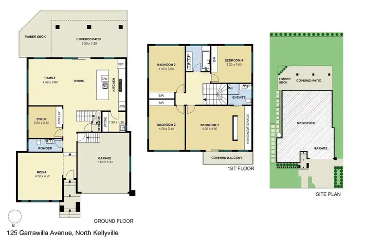 Floorplan of Homely house listing, 125 Garrawilla Avenue, North Kellyville NSW 2155