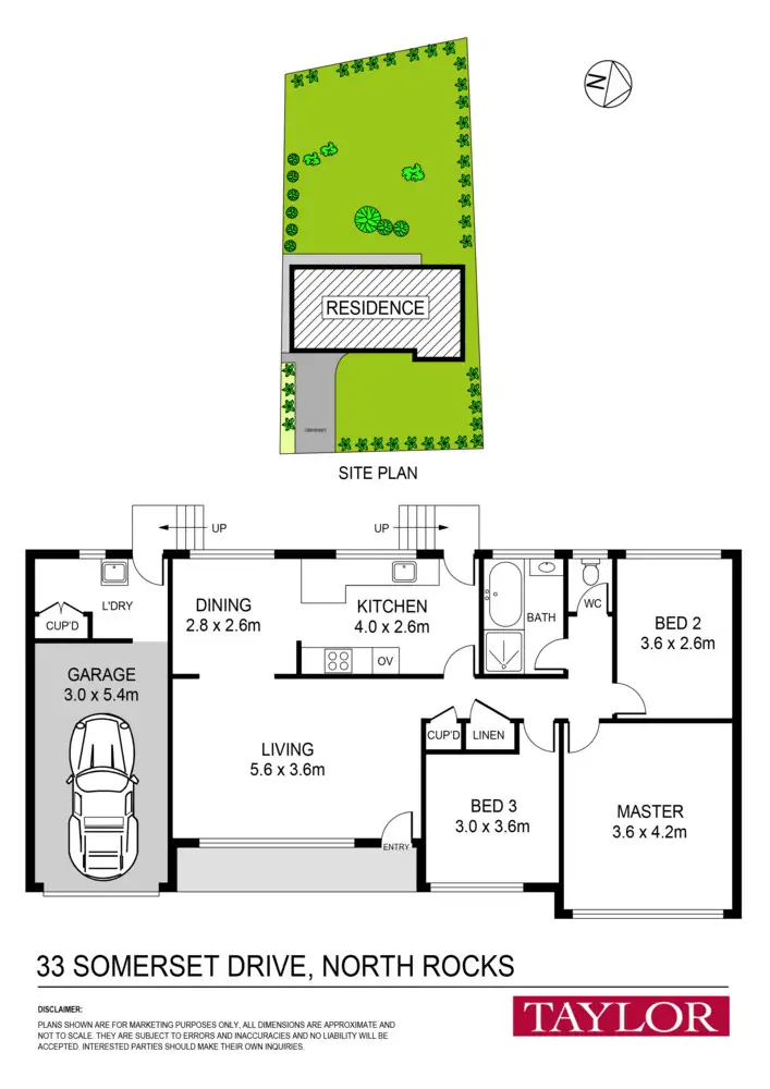 Floorplan of Homely house listing, 33 Somerset Drive, North Rocks NSW 2151