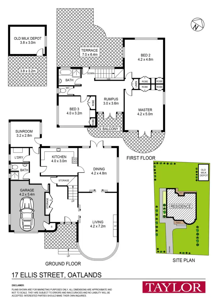 Floorplan of Homely house listing, 17 Ellis Street, Oatlands NSW 2117