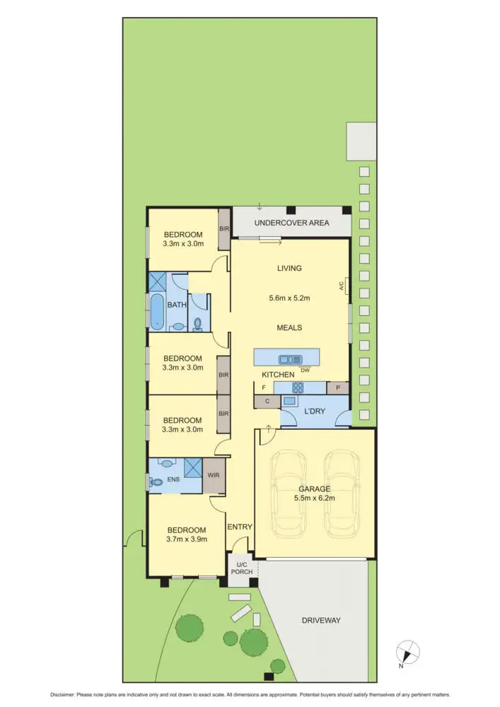 Floorplan of Homely house listing, 56 Pearl Drive, Craigieburn VIC 3064