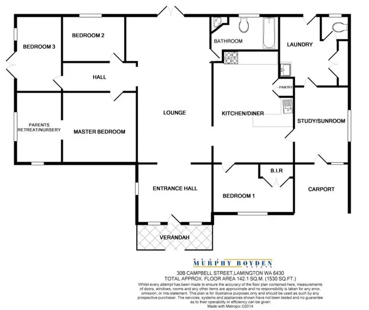 Floorplan of Homely house listing, 30B Campbell St Lamington, Kalgoorlie WA 6430