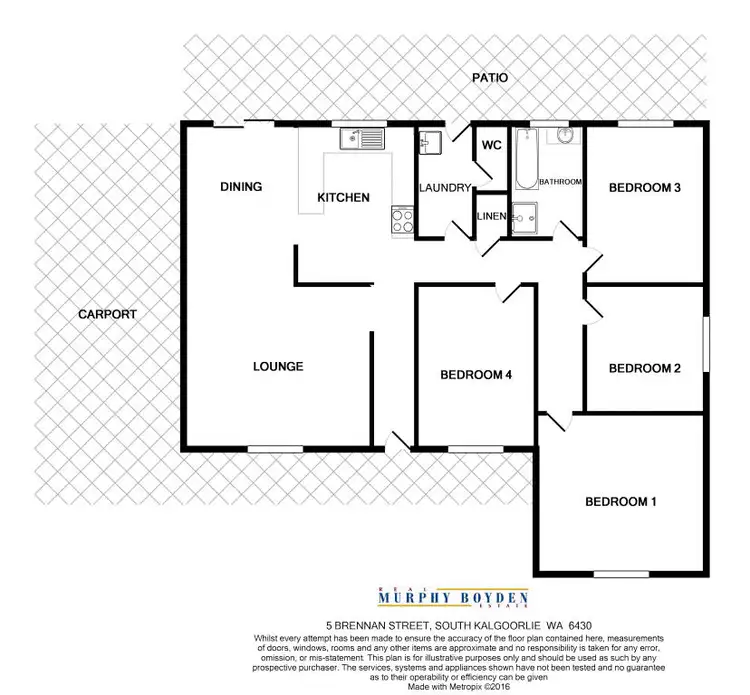 Floorplan of Homely house listing, 5 Brennan Street, South Kalgoorlie WA 6430