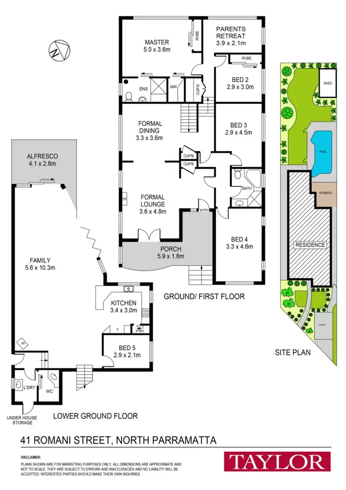Floorplan of Homely house listing, 41 Romani Street, North Parramatta NSW 2151