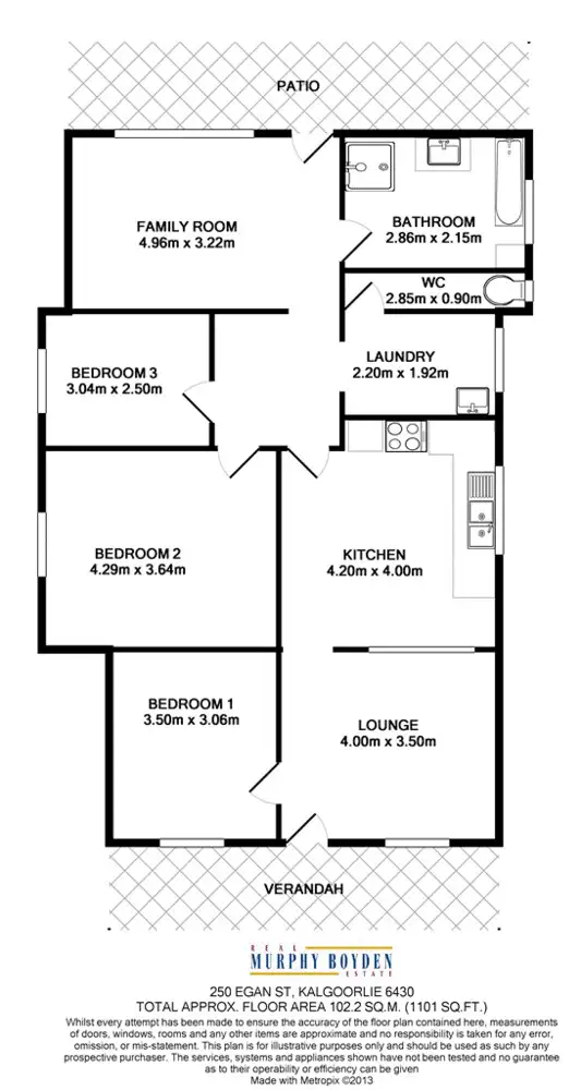 Floorplan of Homely house listing, 250 Egan Street, Kalgoorlie WA 6430