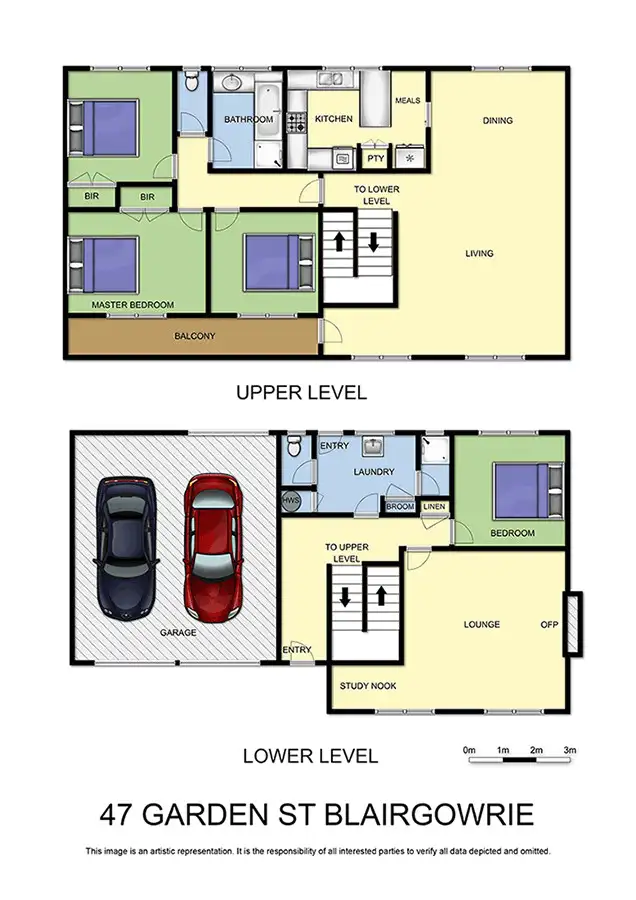 Floorplan of Homely house listing, 47 Garden Street, Blairgowrie VIC 3942