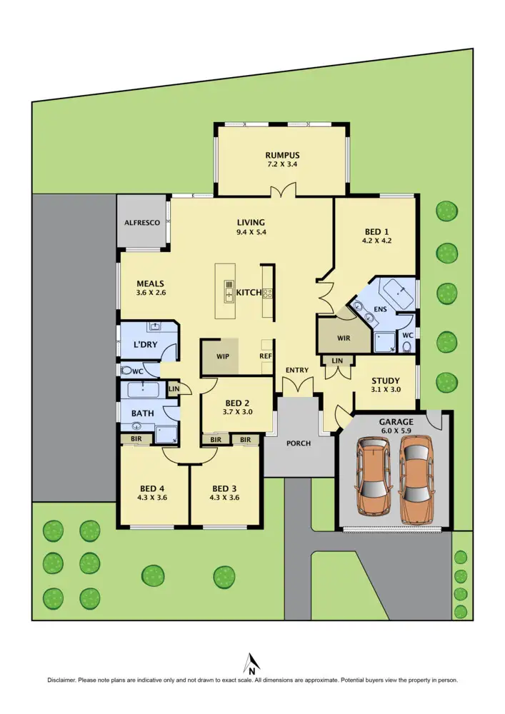 Floorplan of Homely house listing, 3 Eclipse Avenue, Epping VIC 3076