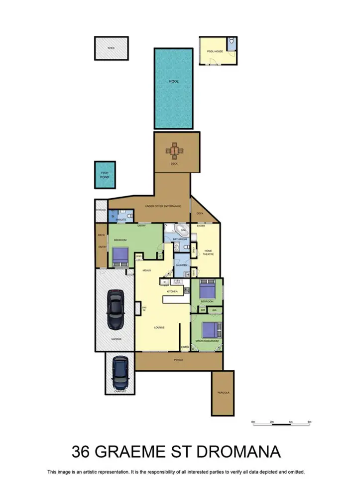 Floorplan of Homely house listing, 36 Graeme Street, Dromana VIC 3936