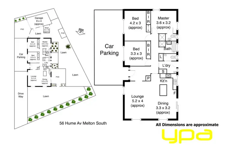 Floorplan of Homely house listing, 56 Hume Avenue, Melton South VIC 3338