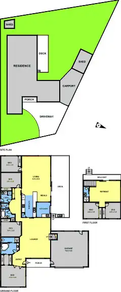 Floorplan of Homely house listing, 7 Dutton Court, Meadow Heights VIC 3048